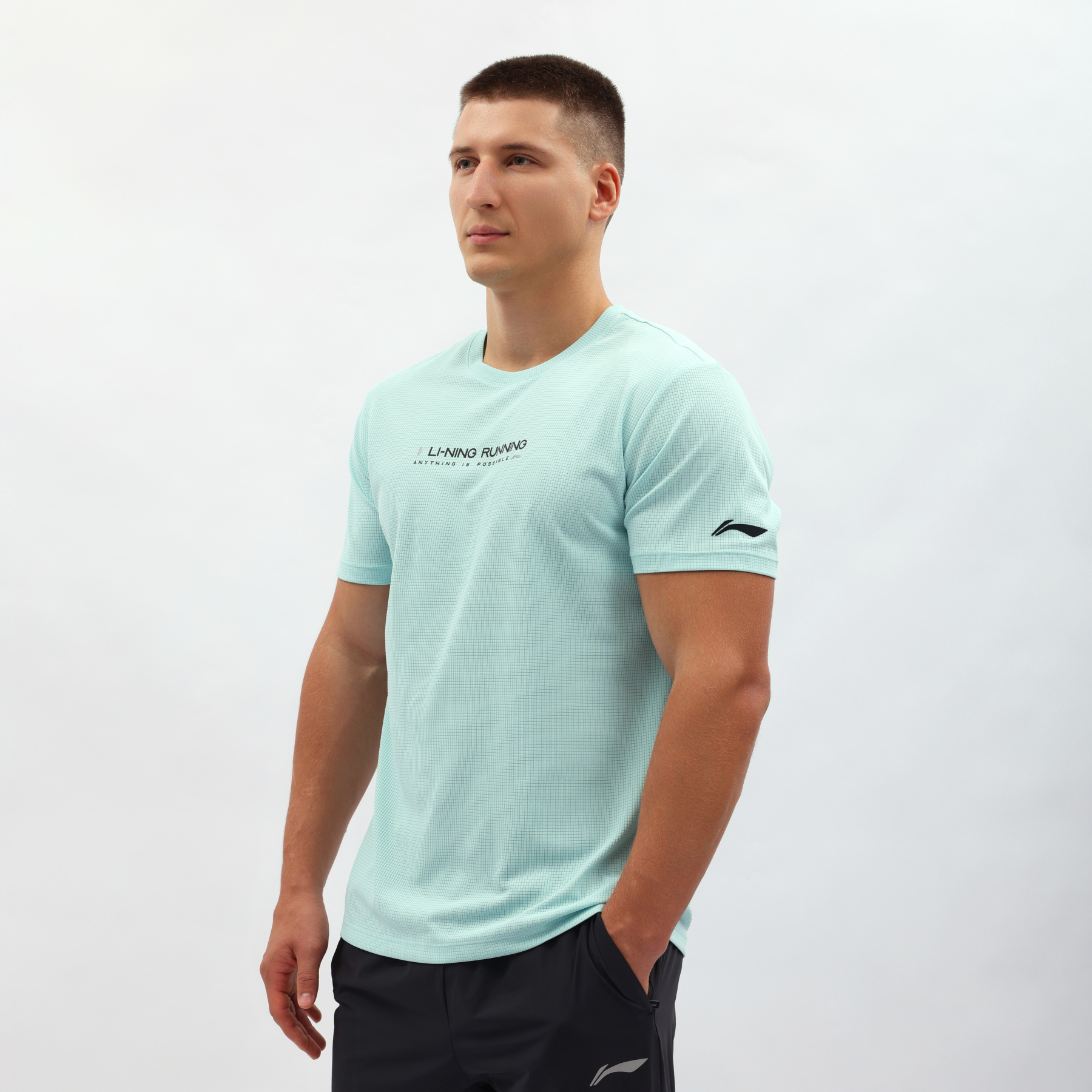 ATSW135-5 Футболка Jogging синий